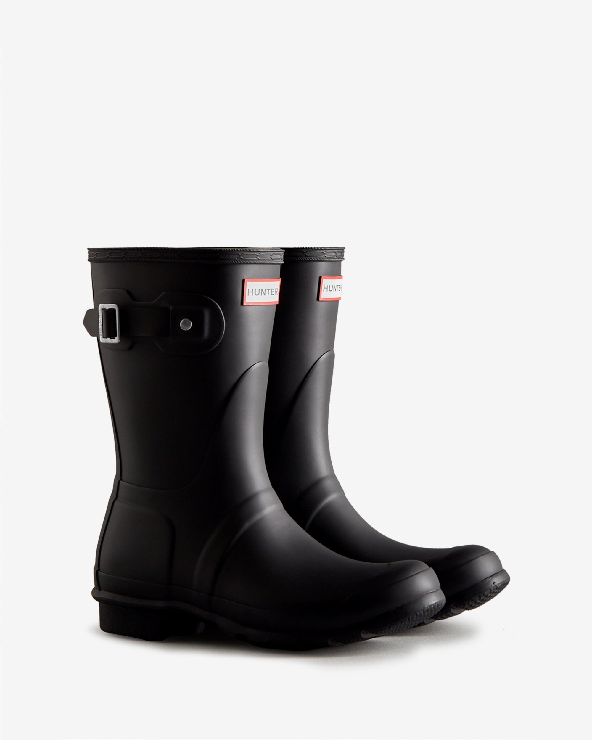 Hunter Womens Original Short Rain Boots Black