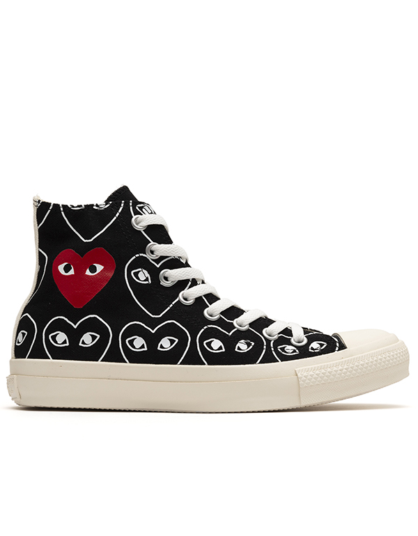 CONVERSE PLAY COMME DES GARCONS HI BLACK