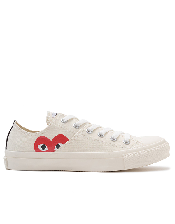 COMME DES GARCONS PLAY x CONVERSE HEART IS SHY OX WHITE