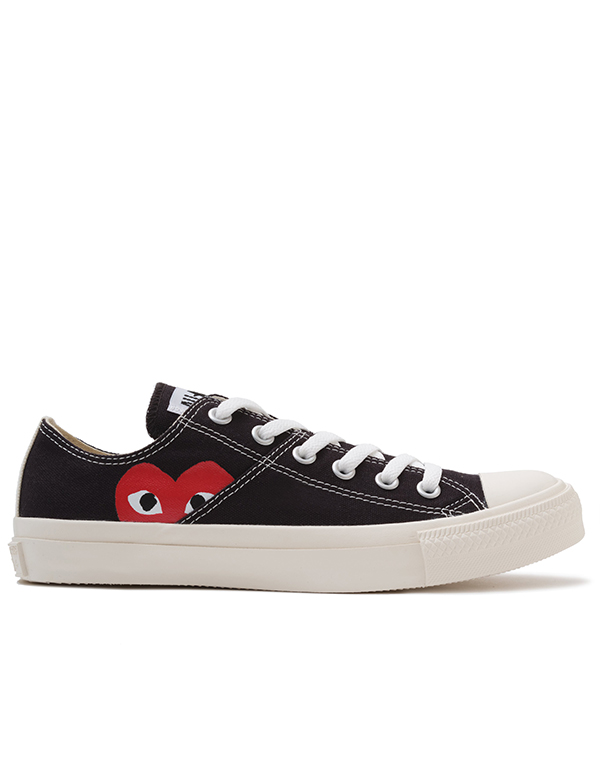 COMME DES GARCONS PLAY x CONVERSE HEART IS SHY OX BLACK