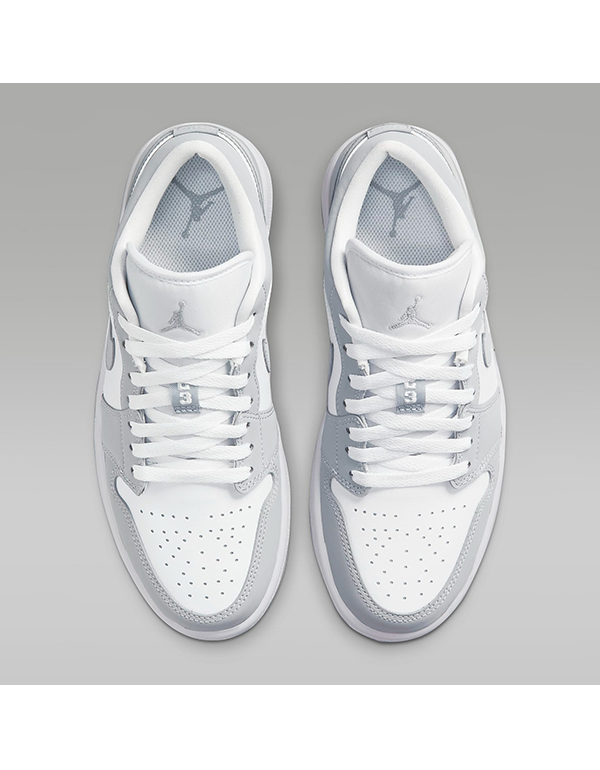 NIKE WMNS AIR JORDAN 1 LOW WHITE WOLF GREY