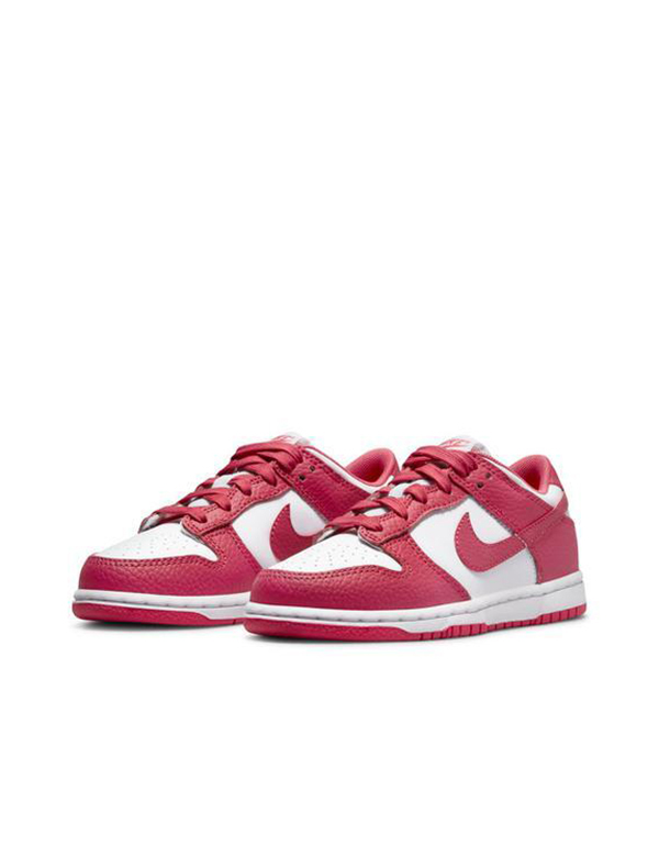 NIKE KIDS PS DUNK LOW WHITE/GYPSY ROSE