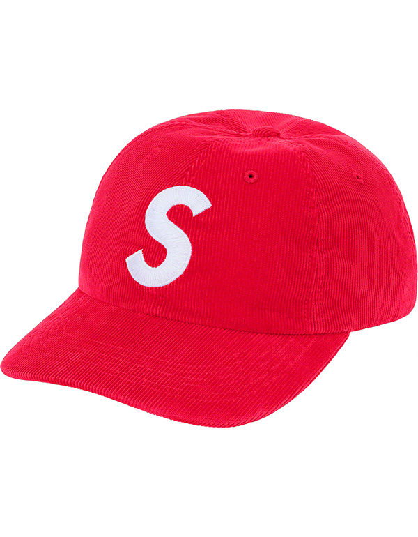 Supreme Fine Wale Corduroy S Logo 6-Panel