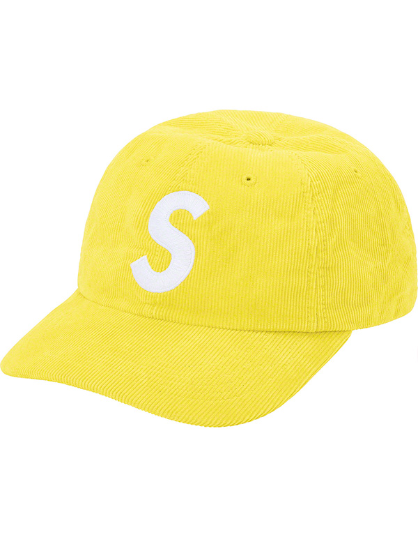 Supreme Fine Wale Corduroy S Logo 6-Panel