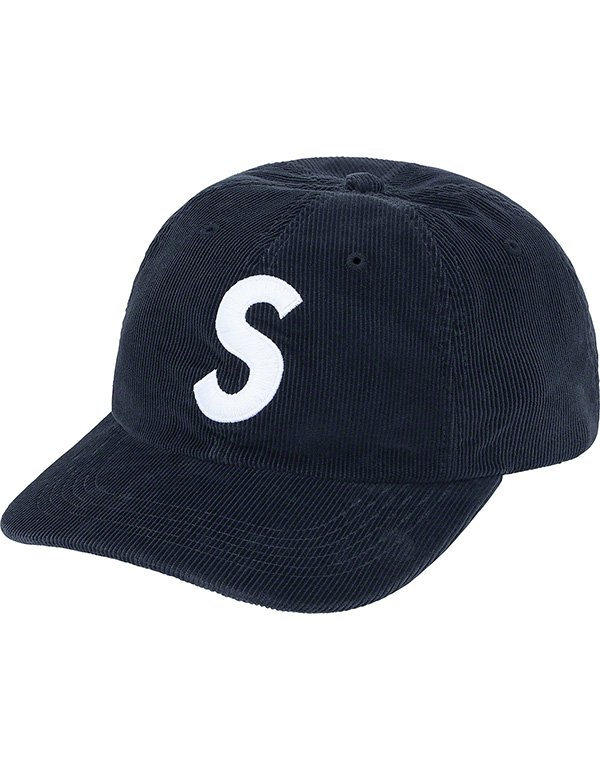 Supreme Fine Wale Corduroy S Logo 6-Panel