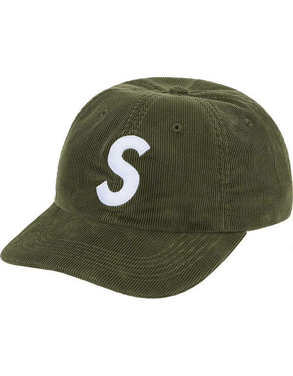 Supreme Fine Wale Corduroy S Logo 6-Panel