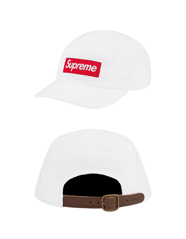 Supreme Linen Camp Cap