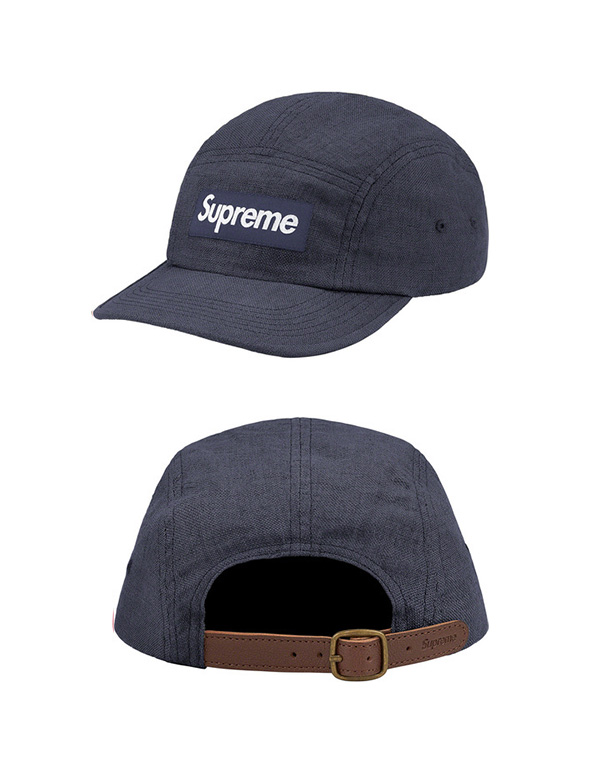 Supreme Linen Camp Cap