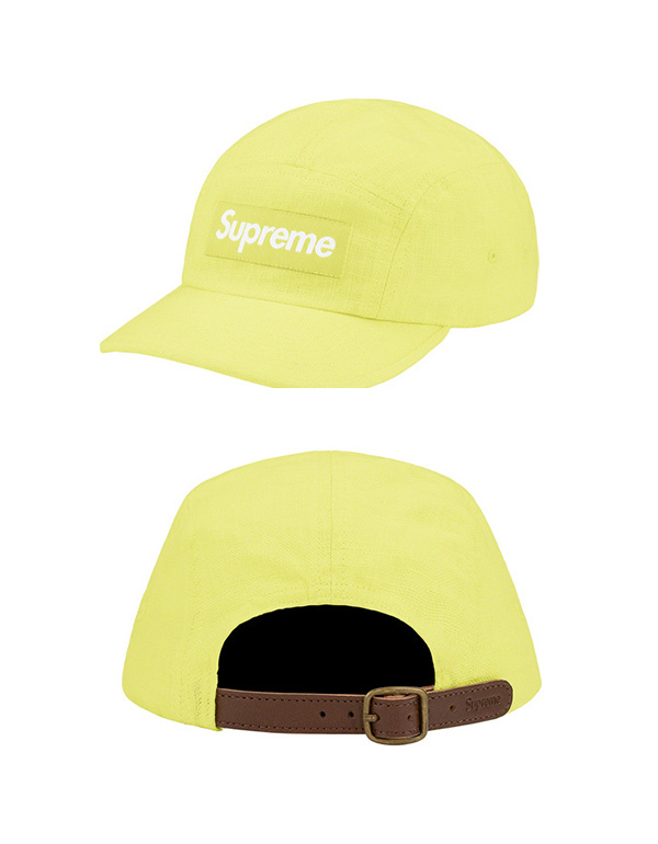 Supreme Linen Camp Cap