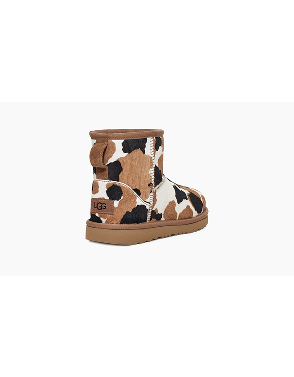 UGG KIDS CLASSIC MINI COW PRINT