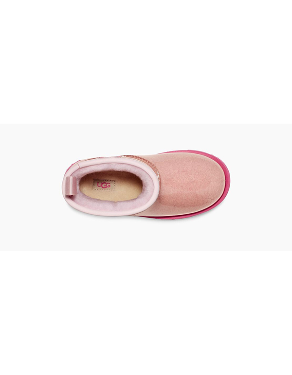 UGG KIDS CLASSIC CLEAR MINI II PINK COMBO