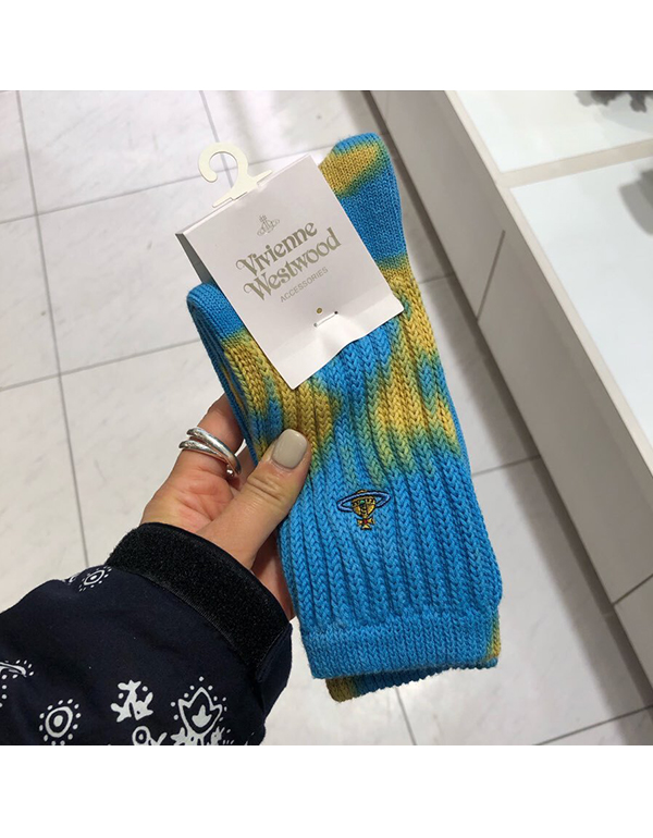 VIVIENNE WESTWOOD SOCKS TIE-DYE