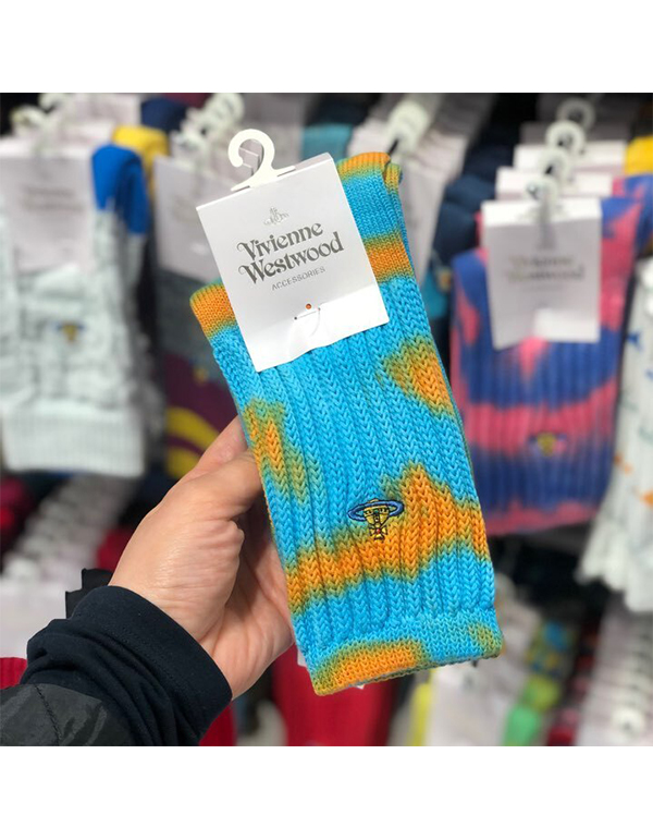 VIVIENNE WESTWOOD NEW TIE-DYE SOCKS