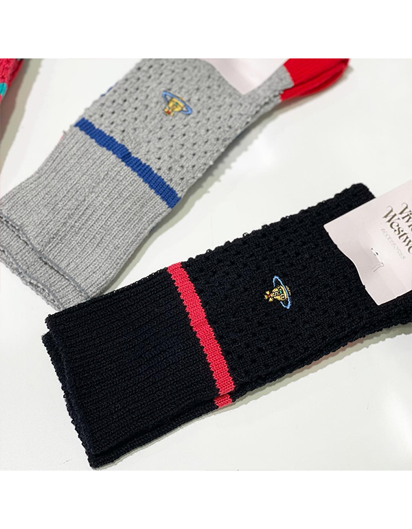 VIVIENNE WESTWOOD ONE POINT KNIT SOCKS