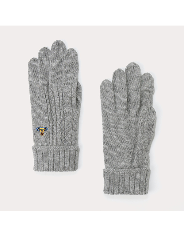 VIVIENNE WESTWOOD BABY ALPACA MIXED GLOVES