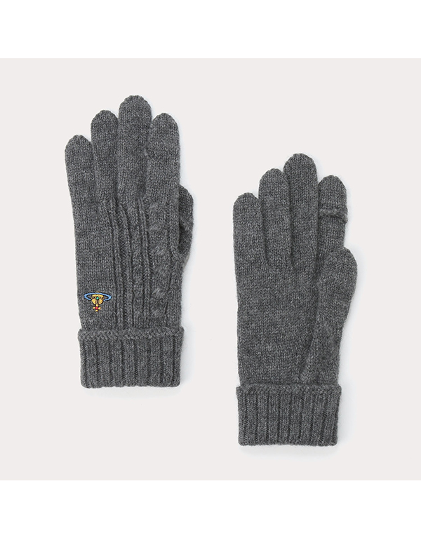 VIVIENNE WESTWOOD BABY ALPACA MIXED GLOVES