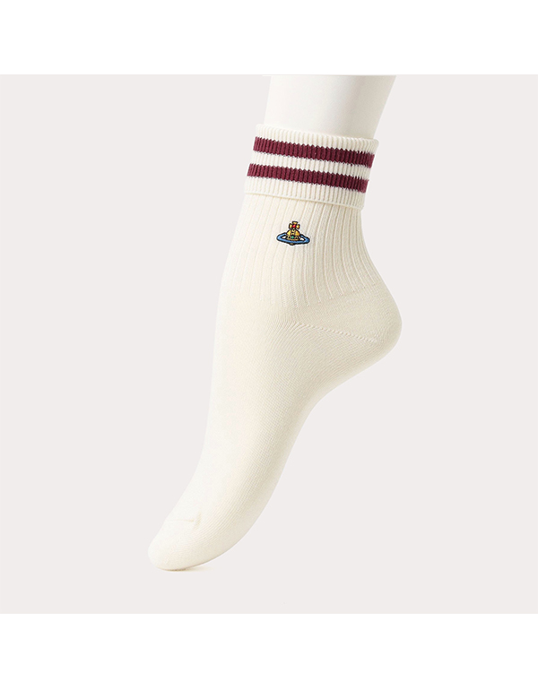 VIVIENNE WESTWOOD LINE RIB COOL SOCKS