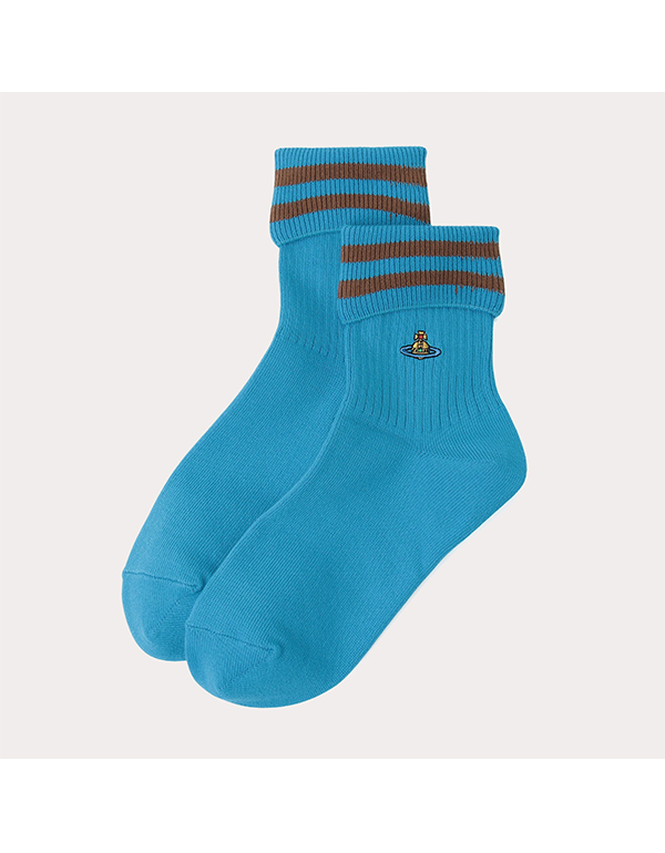 VIVIENNE WESTWOOD LINE RIB COOL SOCKS