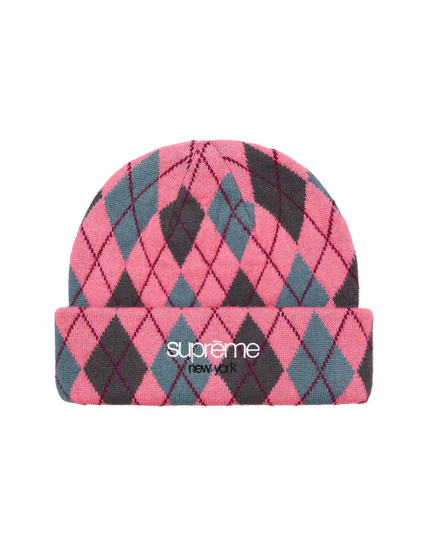 Supreme Argyle Cashmere Beanie