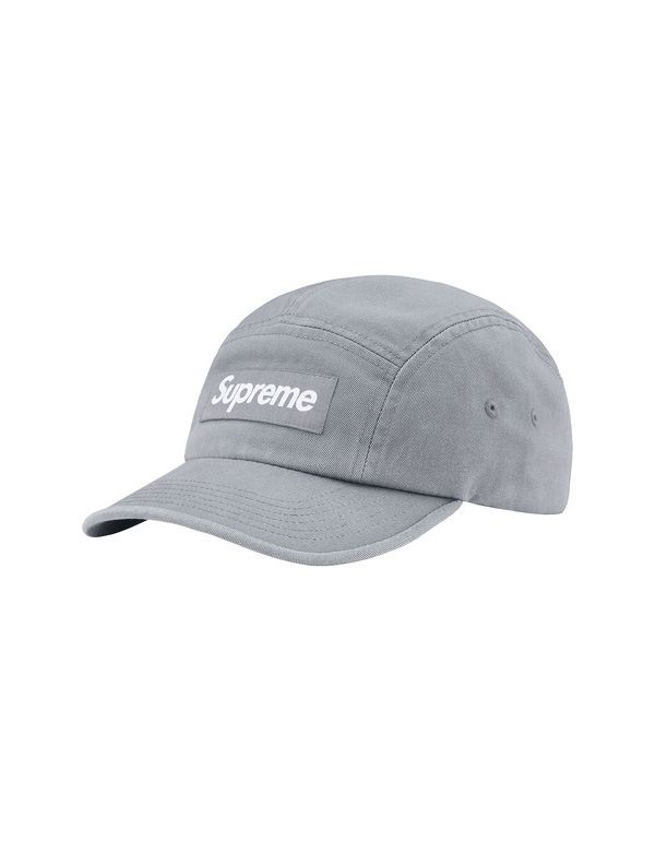 Supreme Washed Chino Twill Camp Cap