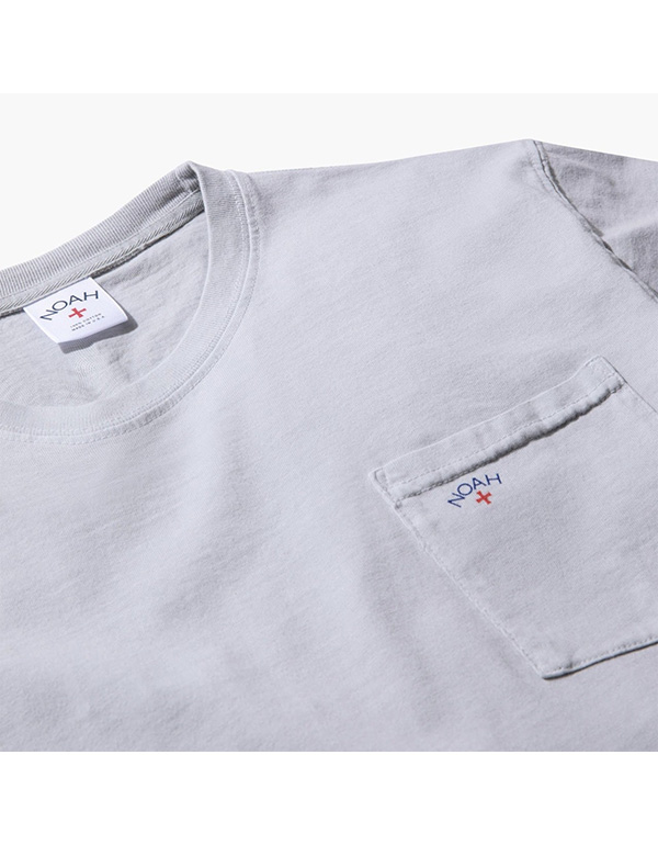 NOAH Pocket Tee ( Pale Gray )