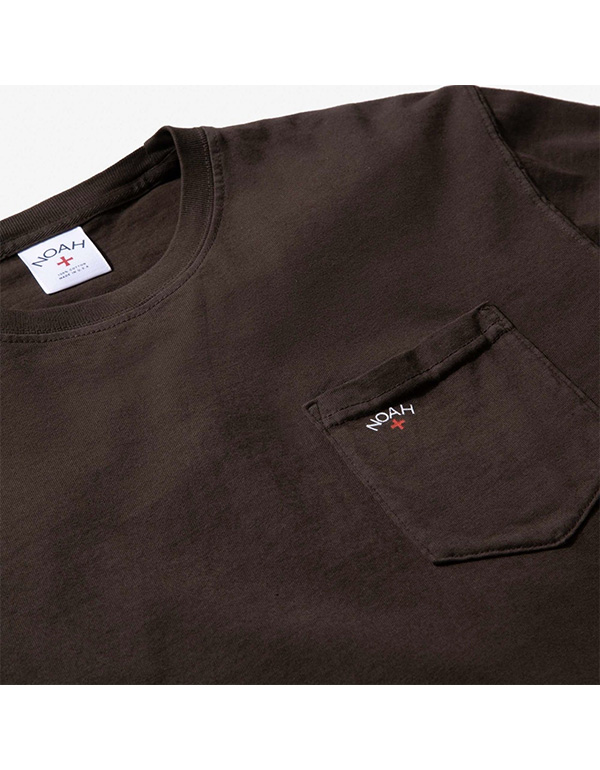 NOAH Pocket Tee ( Brown )