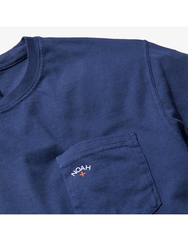 NOAH Pocket Tee ( Navy )