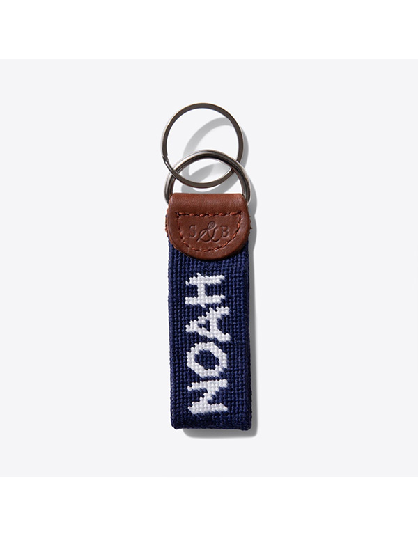 NOAH Popeye Needlepoint Key Fob