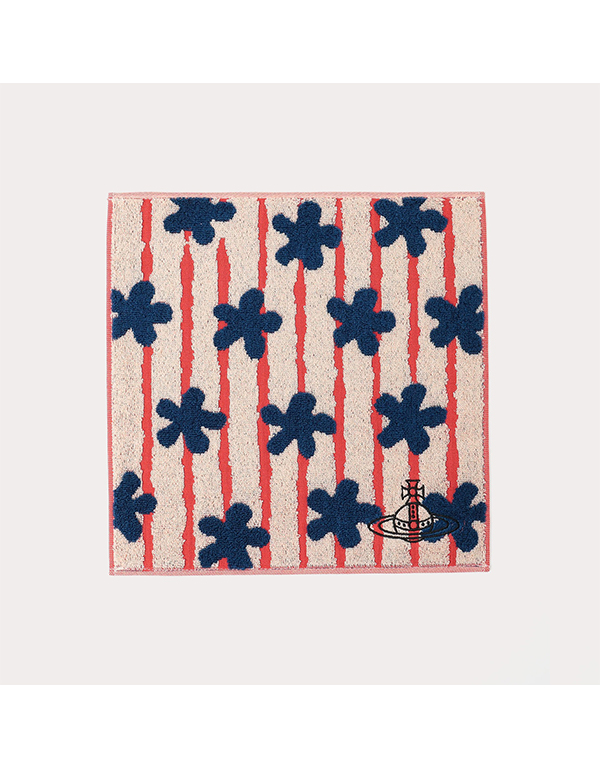 VIVIENNE WESTWOOD FRENCH FLOWER TOWEL HANDKERCHIEF