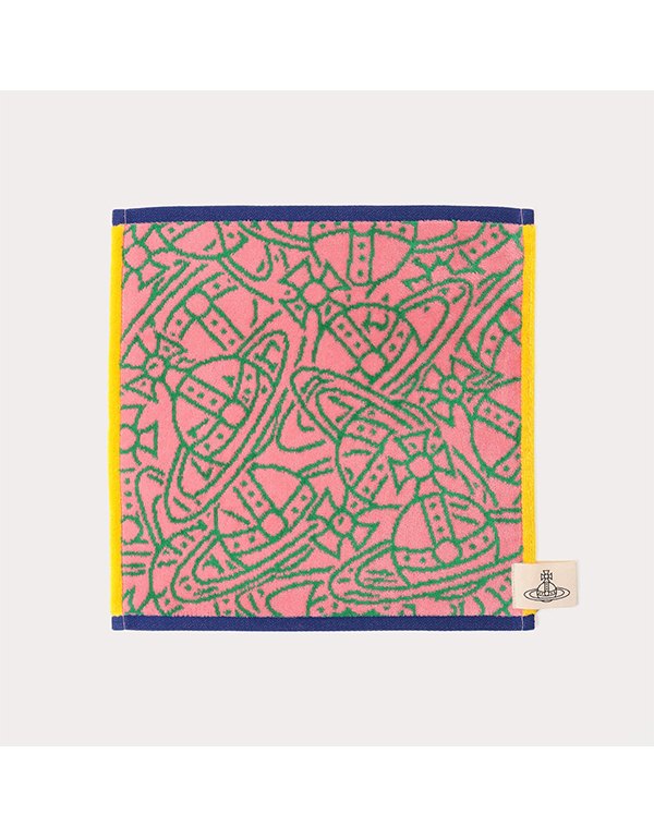 VIVIENNE WESTWOOD RANDOM LINE ORB TOWEL HANDKERCHIEF