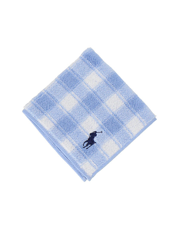 POLO RALPH LAUREN CHECK TOWEL HANDKERCHIEF