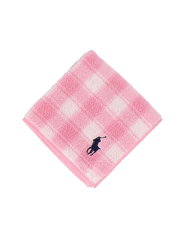 POLO RALPH LAUREN CHECK TOWEL HANDKERCHIEF