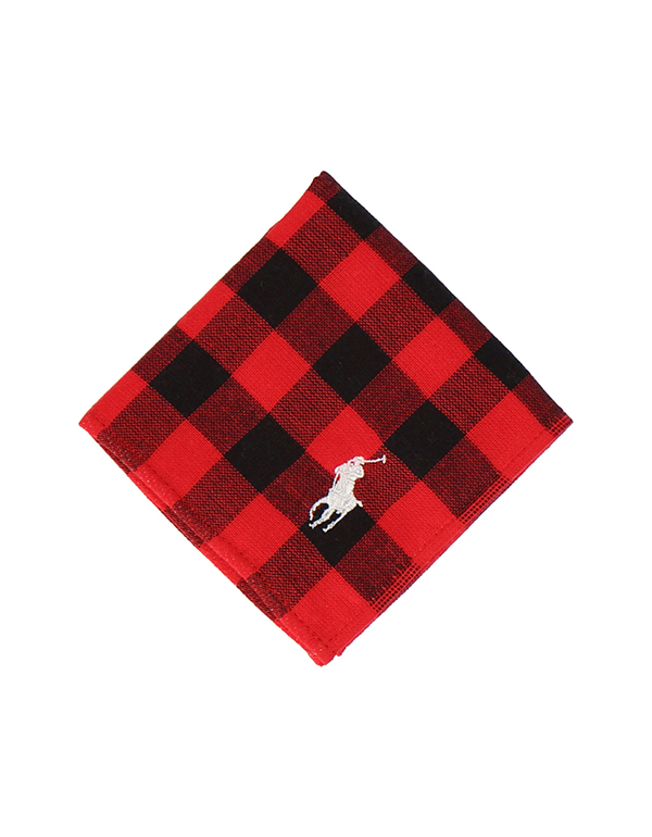 POLO RALPH LAUREN TIMELESS CHECK TOWEL HANDKERCHIEF