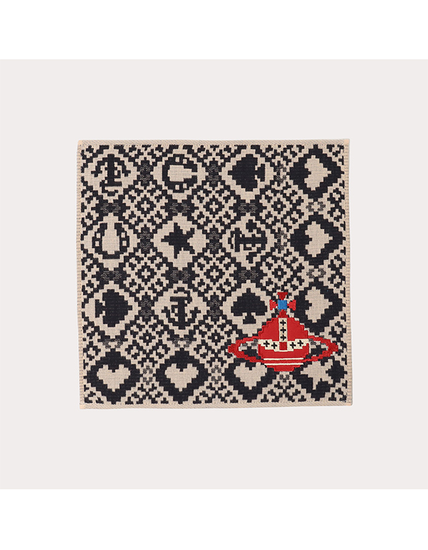 VIVIENNE WESTWOOD SAILOR LOVE TOWEL HANDKERCHIEF