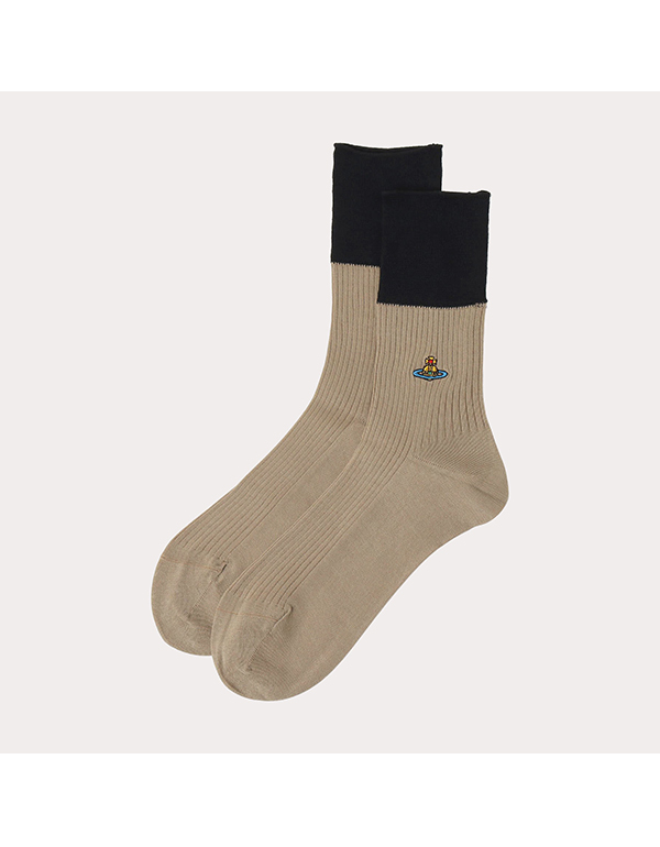 VIVIENNE WESTWOOD SHEAR RIB CREW SOCKS