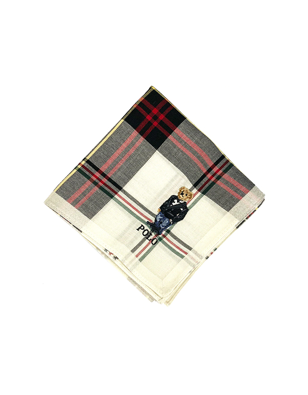 POLO RALPH LAUREN BEAR CHECK HANDKERCHIEF