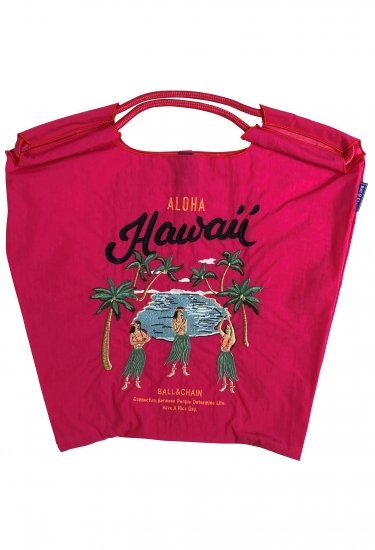 (M) Ball & Chain Eco Bag Medium Hawaii Pink