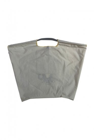 (L) Ball & Chain Eco Bag Large Cat & Bird Light Grey