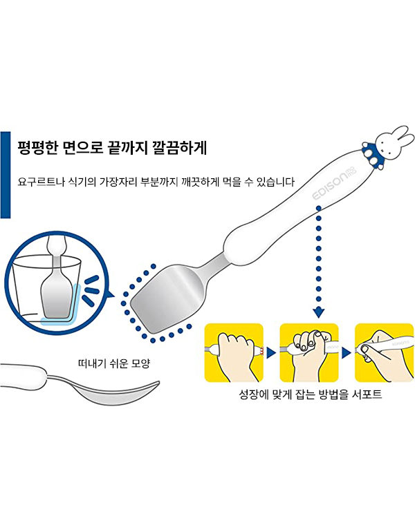 에디슨마마 포크 스푼 세트 미피