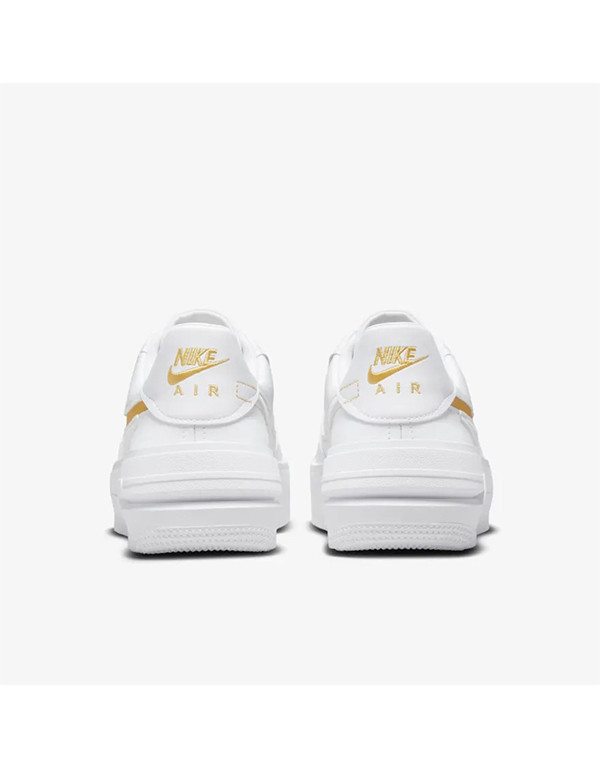 NIKE WMNS AIR FORCE1 PLT.AF.ORM WHITE YELLOW