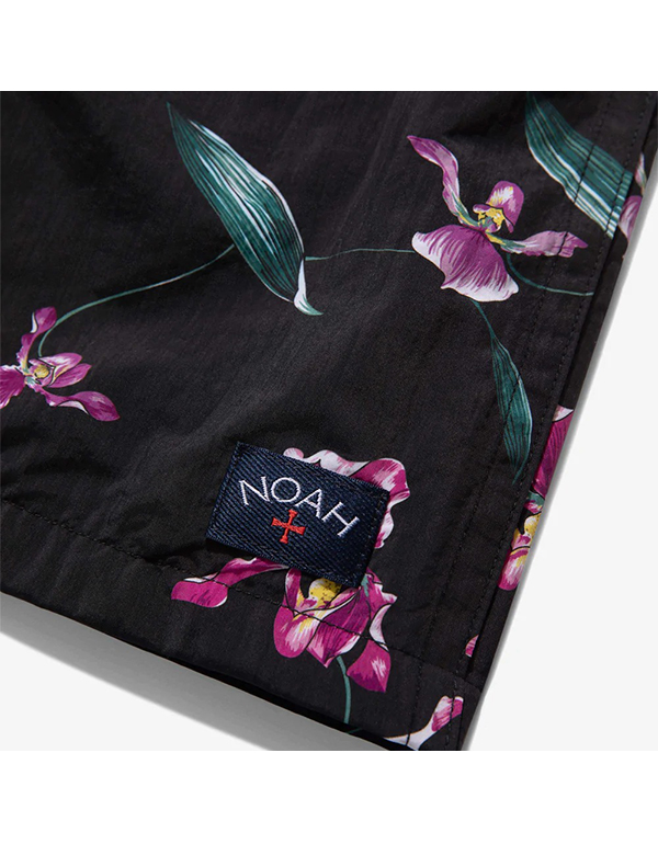 NOAH Floral Swim Trunk ( Dark Brown )