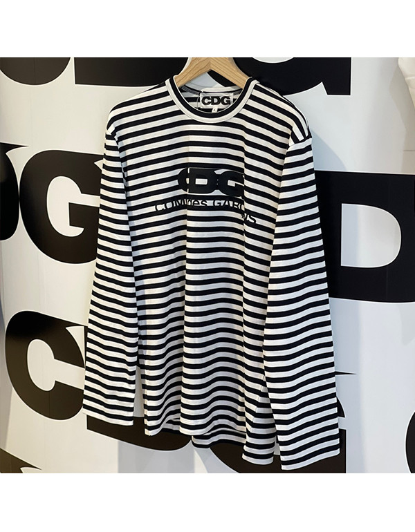 CDG STRIPED T-SHIRT