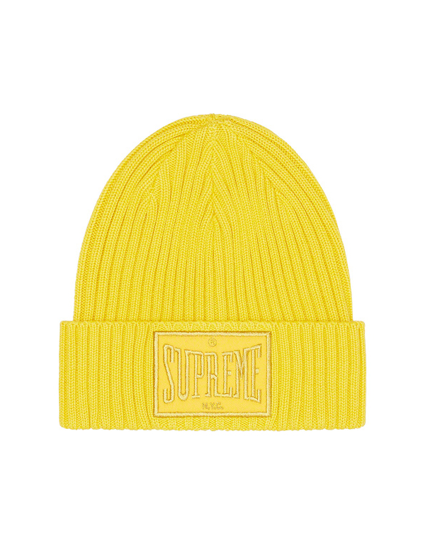 Supreme Overdyed Patch Beanie