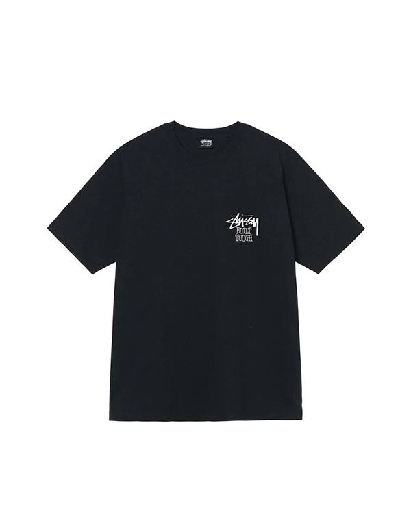 STUSSY BUILT TOUGH TEE BLACK