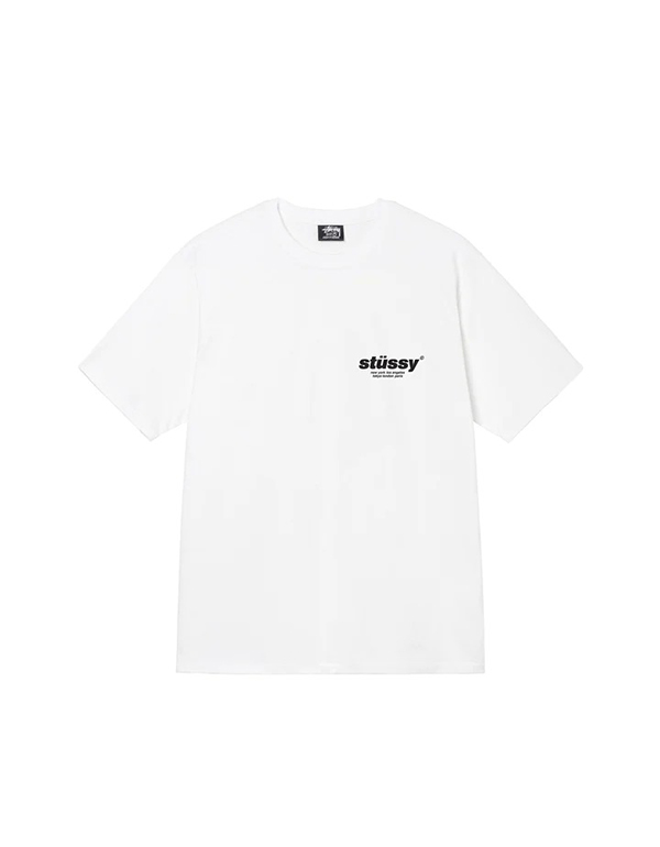 STUSSY GUMBALL TEE WHITE