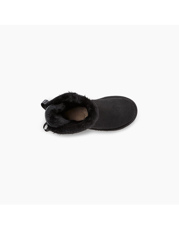 UGG KIDS MINI BAILEY BOW II BLACK