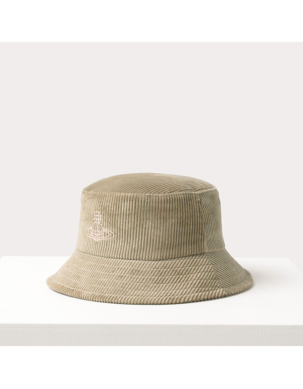 VIVIENNE WESTWOOD CORDUROY BUCKET HAT