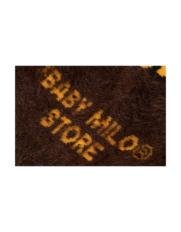 A BATHING APE BABY MILO FLEECE SOCKS BROWN