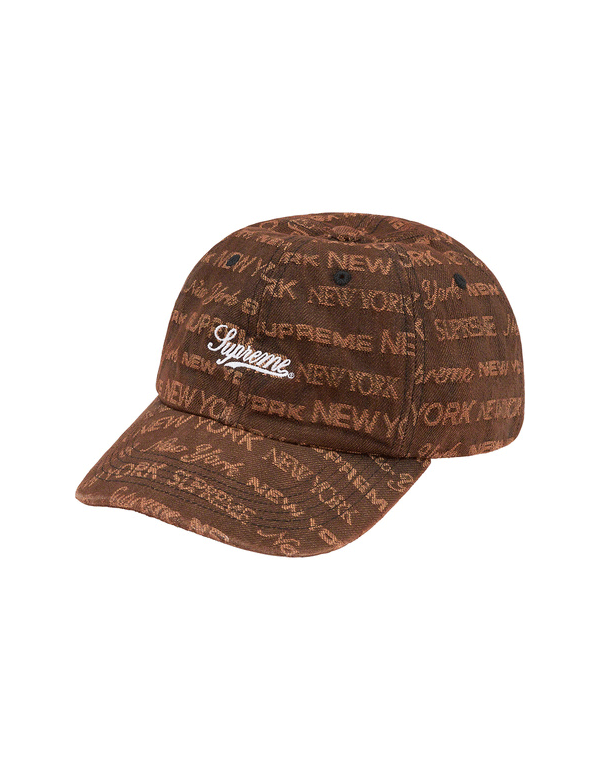 Supreme Multi Type Jacquard Denim 6-Panel