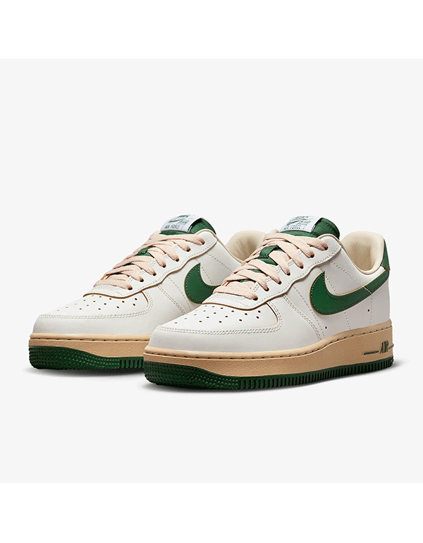 NIKE WMNS AIR FOECE 1 LOW GREEN AND MUSLIN